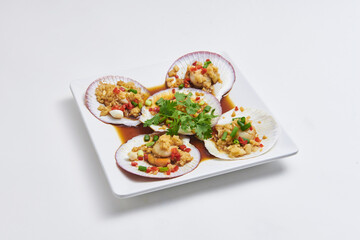 Spicy Mussels with Sauce, a delicious dish in Thailand