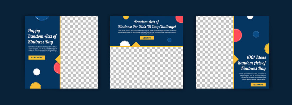 Social media post template for random acts of kindness day. Happy Random Acts of Kindness Day. Random Acts of Kindness For Kids: 30 Day Challenge. 1001 Ideas random acts of kindness day.