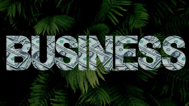 Vid&eacute;o business lettres en apparitions