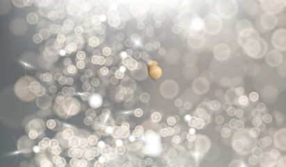 Abstract shiny blurred lights background stock illustration