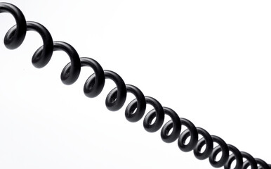 Black twisted wire..