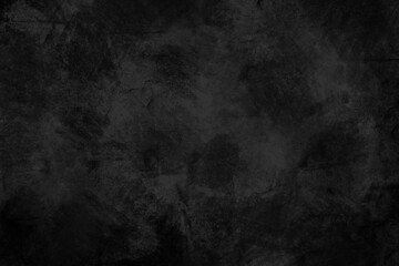 Concrete wall Black color for background Old grunge textures with scratches and cracks cement wall texture.