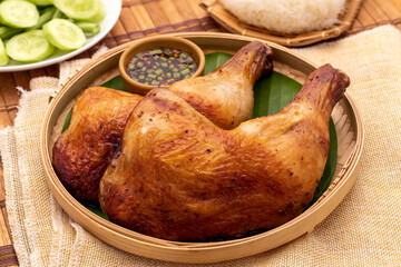 Thai BBQ chicken or Gai Yang in Thai