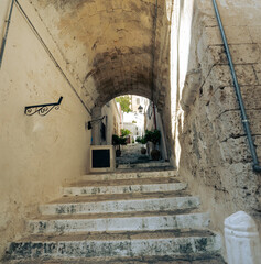 Oria. Small medieval center, Jewish quarter. Puglia, Apulia, Italy