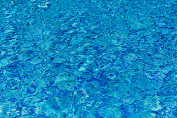 Wave texture background of water in swim pool