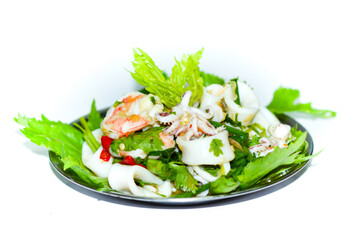 salad with seafood spicy thaifood