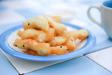 deep fried rings breakfast food morning