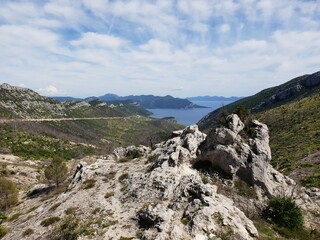 The Peljesak peninsula, Croatia, is sparsely populated