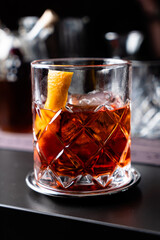 tasty cocktail in the bar