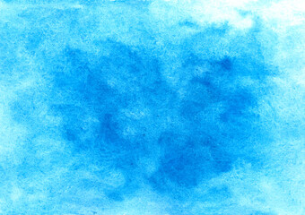 Abstract watercolor texture background. Creative wallpaper. Aquarelle texture. Romantic blue and mint wallpaper. Original artwork. Hand drawn illustration. Color splashing on paper. Cosmic texture