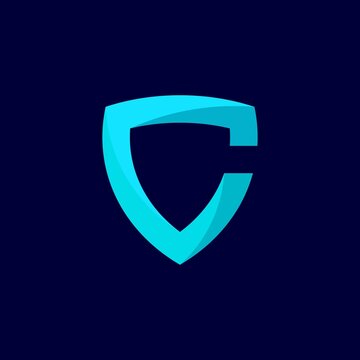Letter C shield