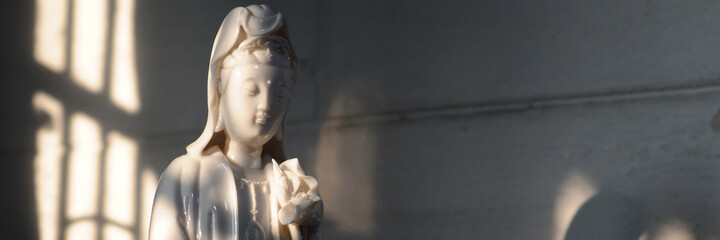 Guanyin statue in the temple