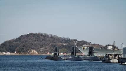 Fototapeta premium 海上自衛隊の潜水艦