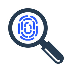 Fingerprint evidence icon