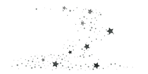 Abstract star of confetti. Falling starry background.
