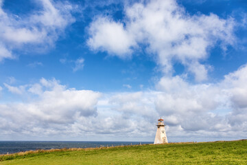 Cape Tryon Lighthouse, Northwest coast of Prince Edward Island, Canada