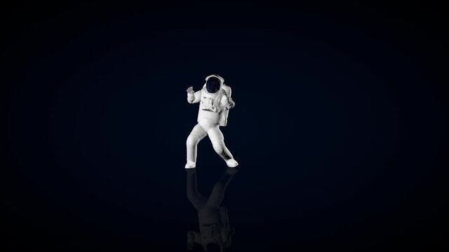 Astronaut Dancing Seamless Loop