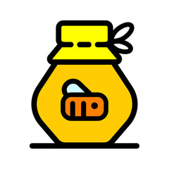 honey bottle simple icon