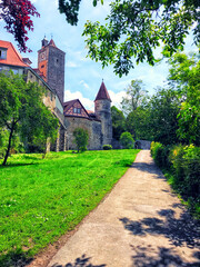 view Hills and path
