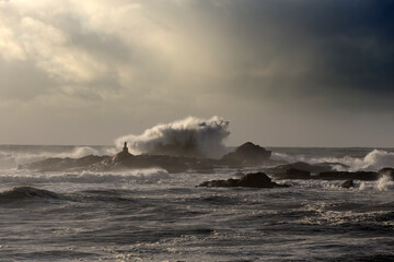 Storm on the coast