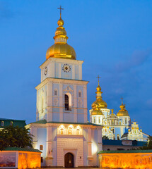 Fototapeta na wymiar Michael Golden-Domed Monastery Kiev