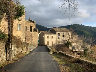 Fototapeta na wymiar village Moita Corsica France