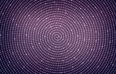 Glitter sequins curl pattern on dark violet background. Holidays decorative shimmer texture.