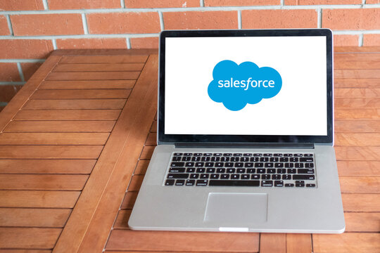 Salesforce Logo Editorial Illustrative