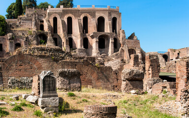 Naklejka premium Palast des Tiberius in Rom