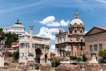 Fototapeta premium Forum Romanum in Rom