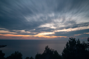 Fototapeta na wymiar Ethereal Twilight over Santa Maria al Bagno