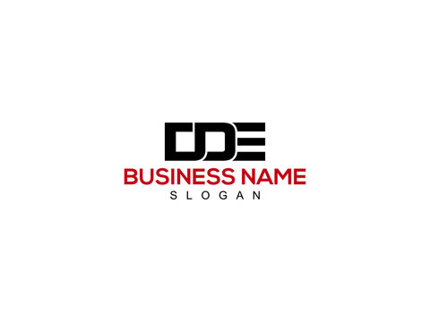 DDE Logo And Illustrations Design For Business