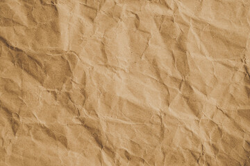 Brown wrinkle recycle paper background