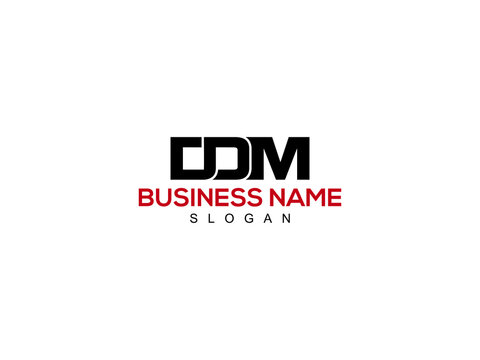 DDM Logo And Illustrations Design For Business