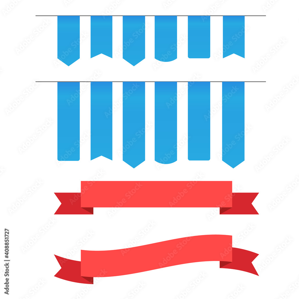 Canvas Prints retro vector banner ribbons and badges for sale. banner ribbon vector set