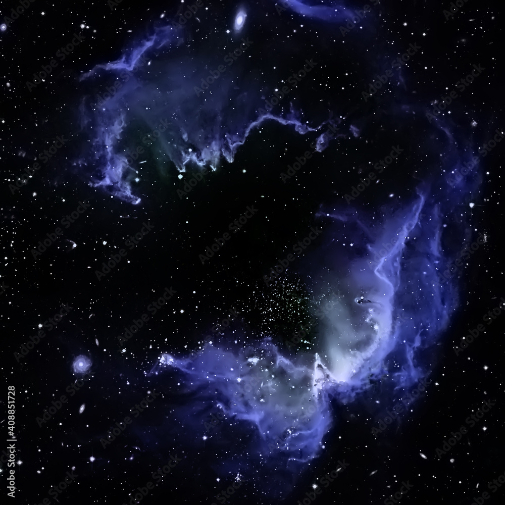 Wall mural star forming region, deep space. elements of this image furnished by nasa. retouched image.