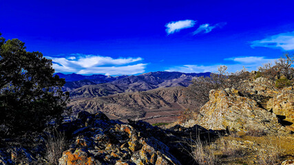 sea, mountains, dawn, sunset, road, bench on the beach, rocks, moon, moon over the rocks, forest, trees, nature, cones, grass, path in the forest, path to the mountain, tower on the mountain, road to  © Egor