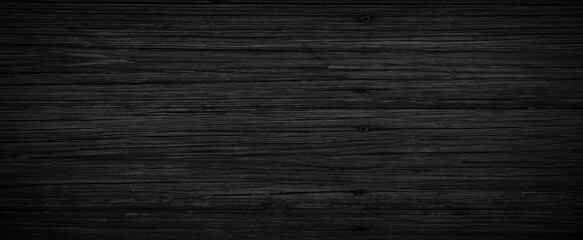 Dark wood background, old black wood texture for background - 408852193