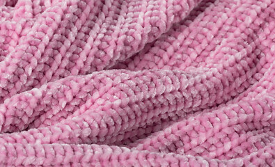 abstract pink background of fluffy threads