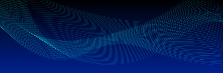 Abstract blue background with lines