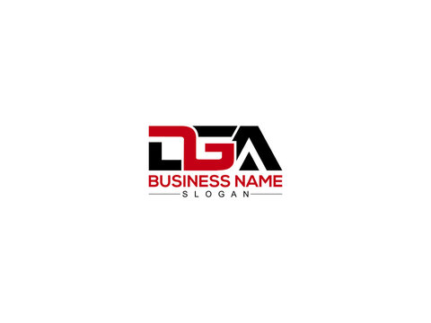 DGA Logo And Illustrations Design For Business