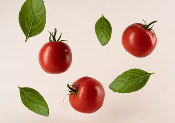 floating tomatoes with leaves