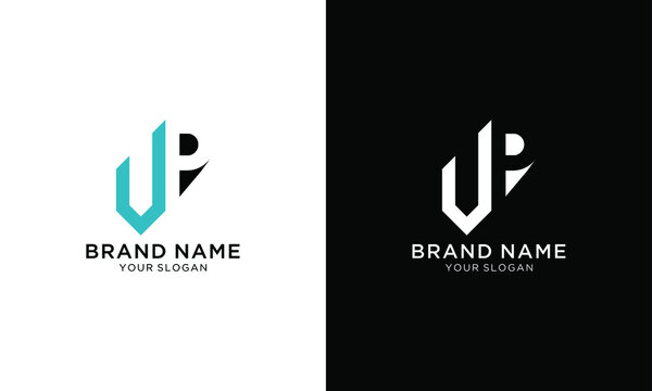 Creative Letters JP Logo Design Vector Template. Initial Letters JP Logo Design