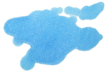 blue stains paint watercolor blobs on paper