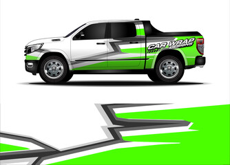 Naklejka premium abstract background vector for racing car wrap design and vehicle livery 