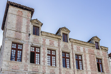 Obraz premium The House of the Infanta or Joanoenia House (Maison de Le Infante Joanoenia) - historic house built in 1640. Saint Jean de Luz, Pyrenees-Atlantiques department in southwestern France.