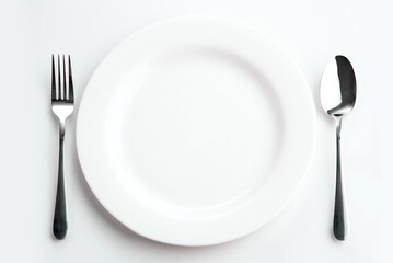 plate and cutlery