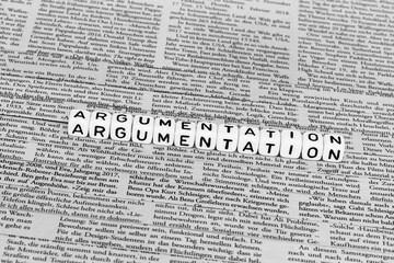 Fototapeta premium Argumentation