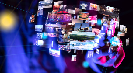 Internet broadband and multimedia streaming entertainment