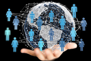 Unity group and teamwork concept